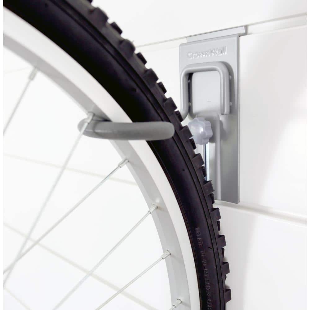 Slatwall 55 lbs. Locking Bike Hook (2-Pack) - Hercitys