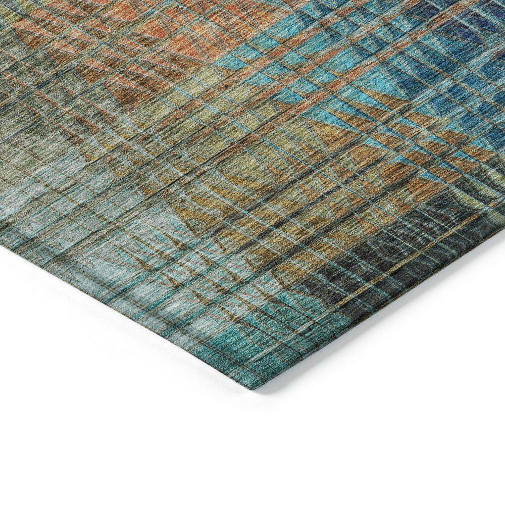 Chantille Machine Washable Indoor/Outdoor Abstract ACN828 Green 5 ft. x 7 ft. 6 in. Area Rug - Hercitys