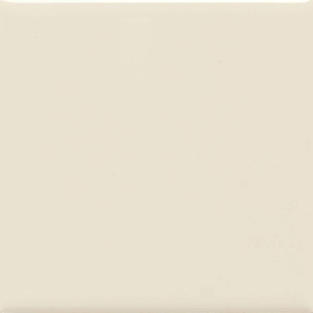 Matte Almond 6 in. x 6 in. Ceramic Wall Tile (12.5 sq. ft. / case) - Hercitys