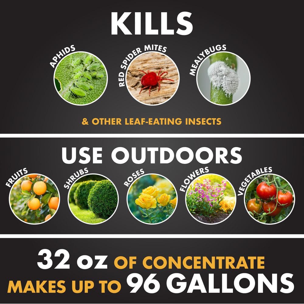 Malathion 32 fl oz Insect Spray Concentrate for Gardens - Hercitys