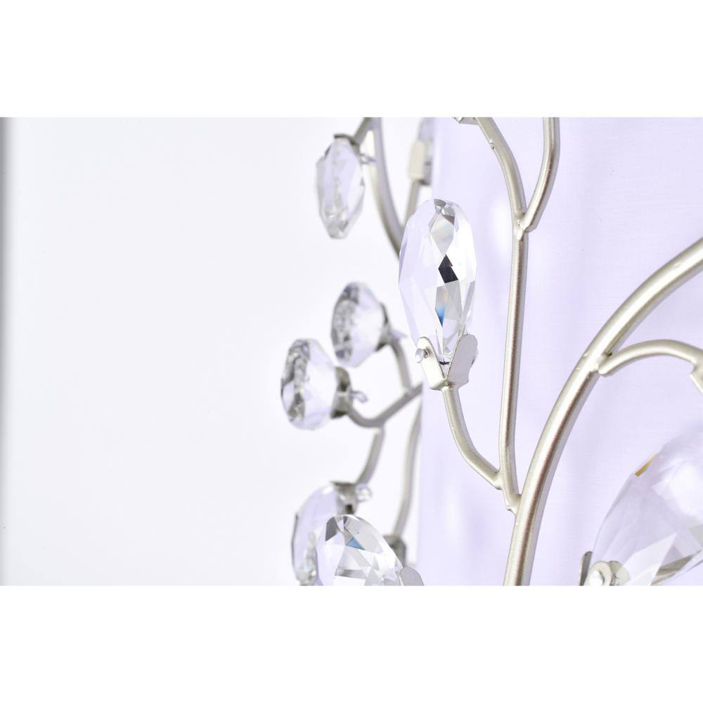 Lala 20 in. 3-Light Indoor Satin Silver Semi-Flush Mount Ceiling Light - Hercitys