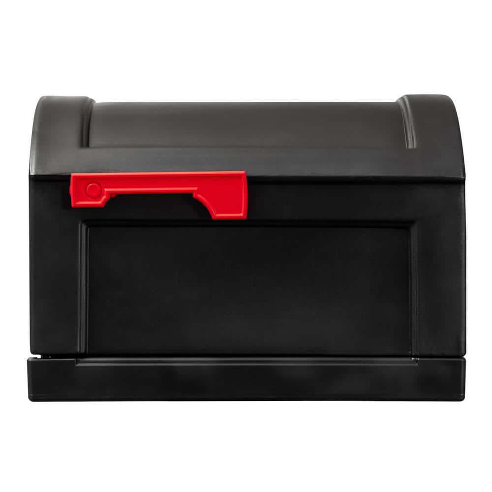 Town-to-Town Extra Large T4 Sized Resin Mailbox Black Onyx - Hercitys