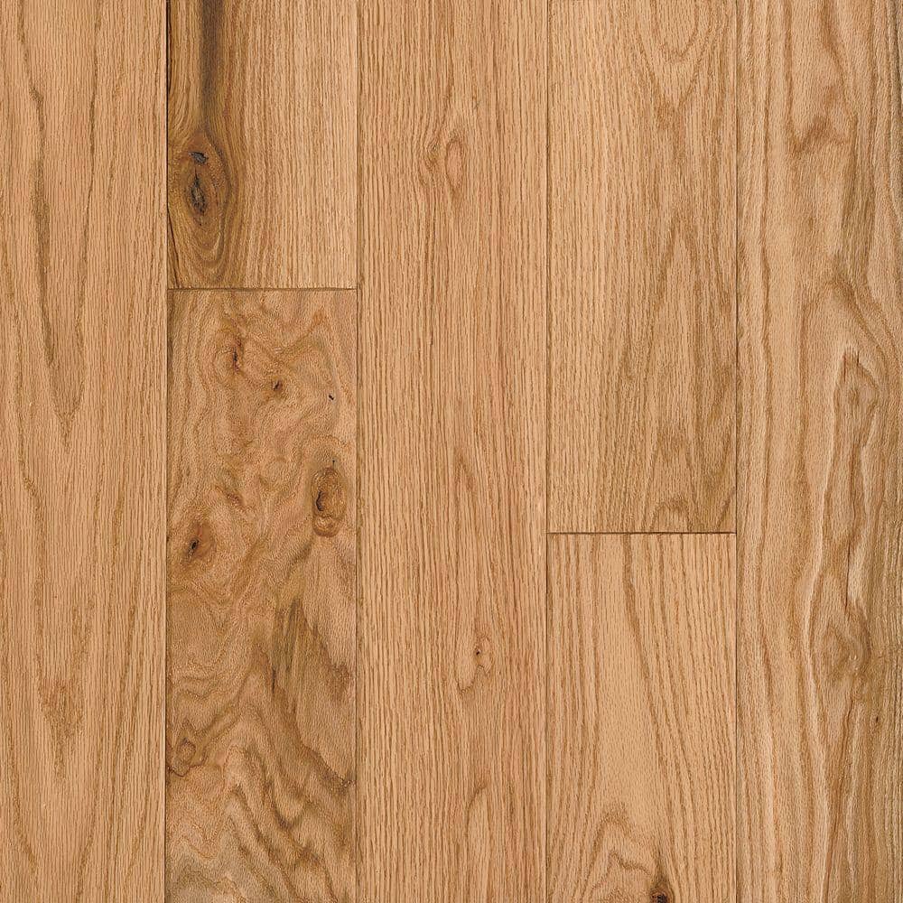 American Vintage Natural Red Oak 3/8 in. T x 5 in. W T+G Hand Scraped Engineered Hardwood Flooring (25 sq.ft./ctn) - Hercitys