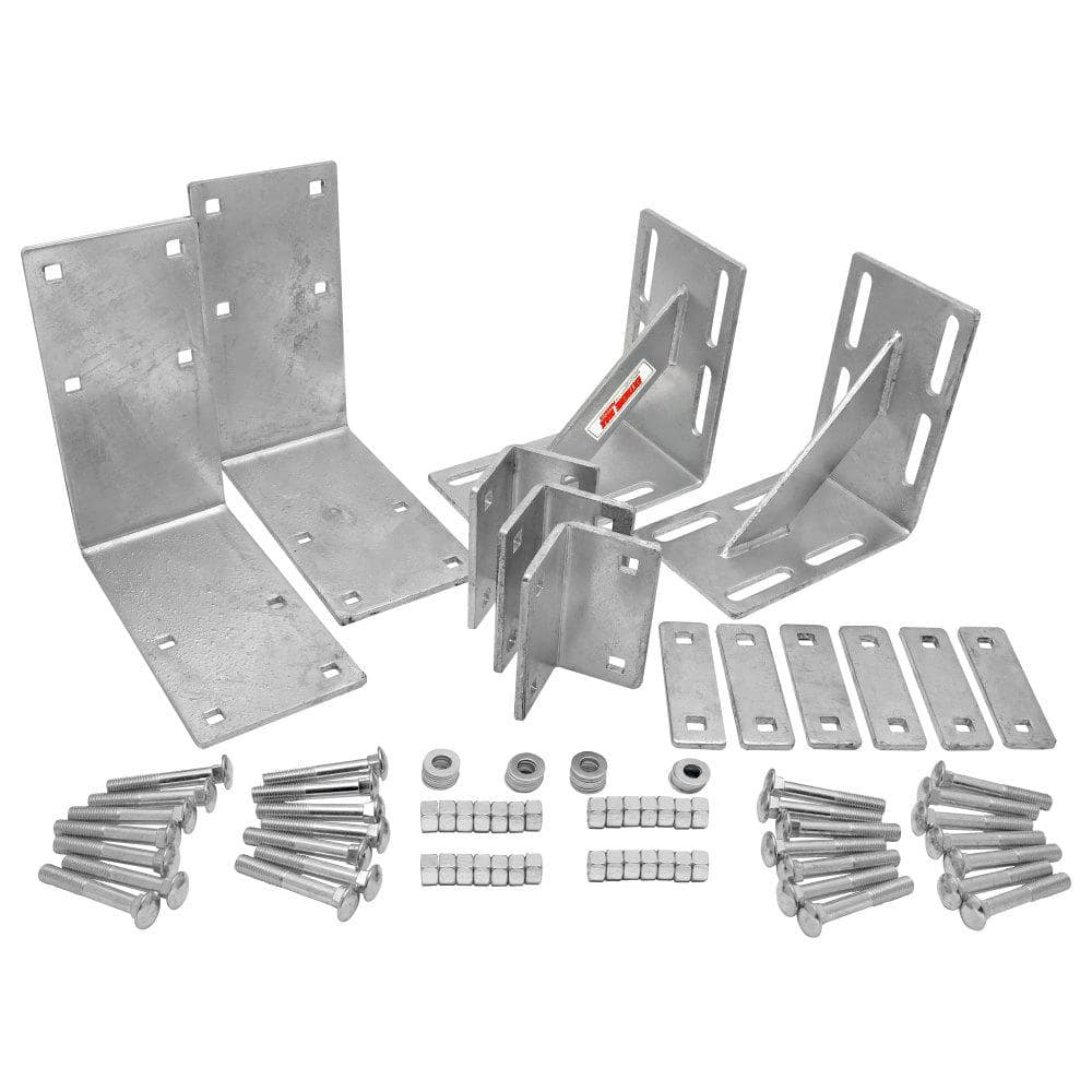 Heavy-Duty 90-Degree Corner Dock Hardware Kit (1/2 Box) - Hercitys