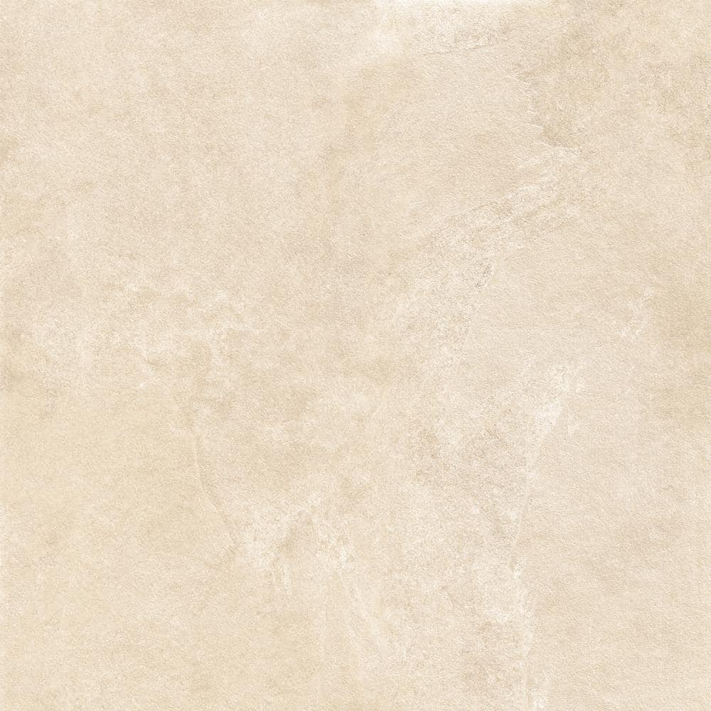 Slate White 24 in. x 24 in. x 0.75 in. Stone Look Porcelain Paver (Case of 2) - Hercitys