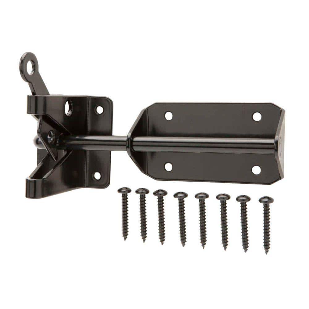 Black Heavy-Duty Gate Latch - Hercitys