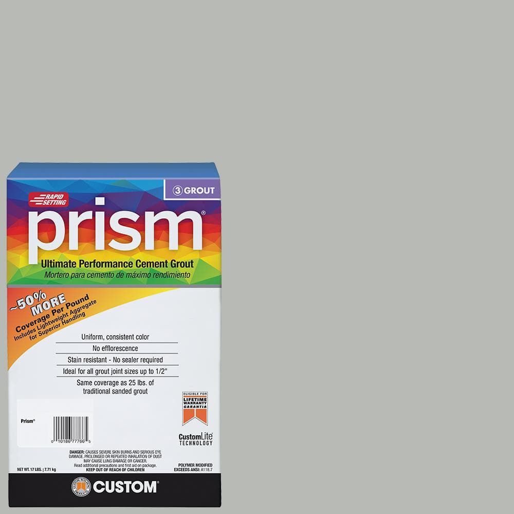 Prism #546 Cape Gray 17 lb. Ultimate Performance Grout - Hercitys