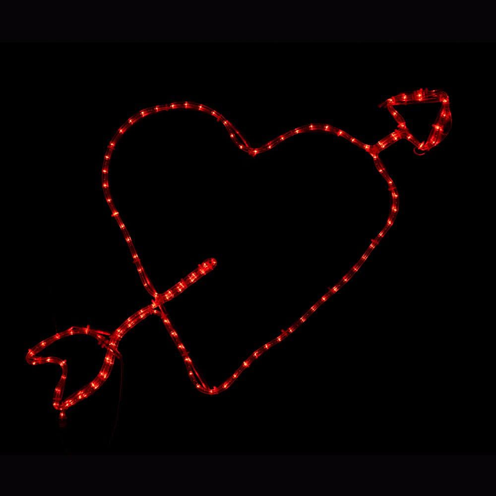 Dynamic RGBWW Cupid Heart with Arrow - Hercitys