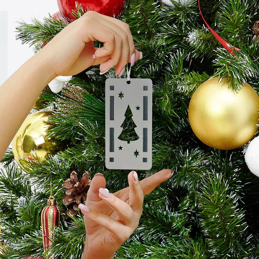 Trio Ornament Set of 3, Bottle 6pc Stick, White Winter Fir - Hercitys