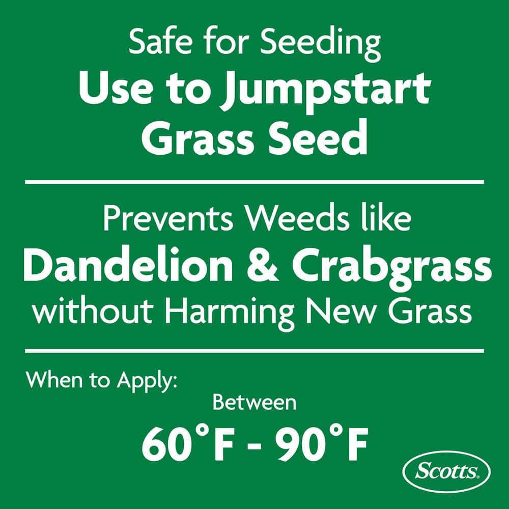 Turf Builder 17.2 lbs. 4,000 sq. ft. Triple Action Built For Seeding, Weed Preventer and Dry Fertilizer for New Lawns - Hercitys