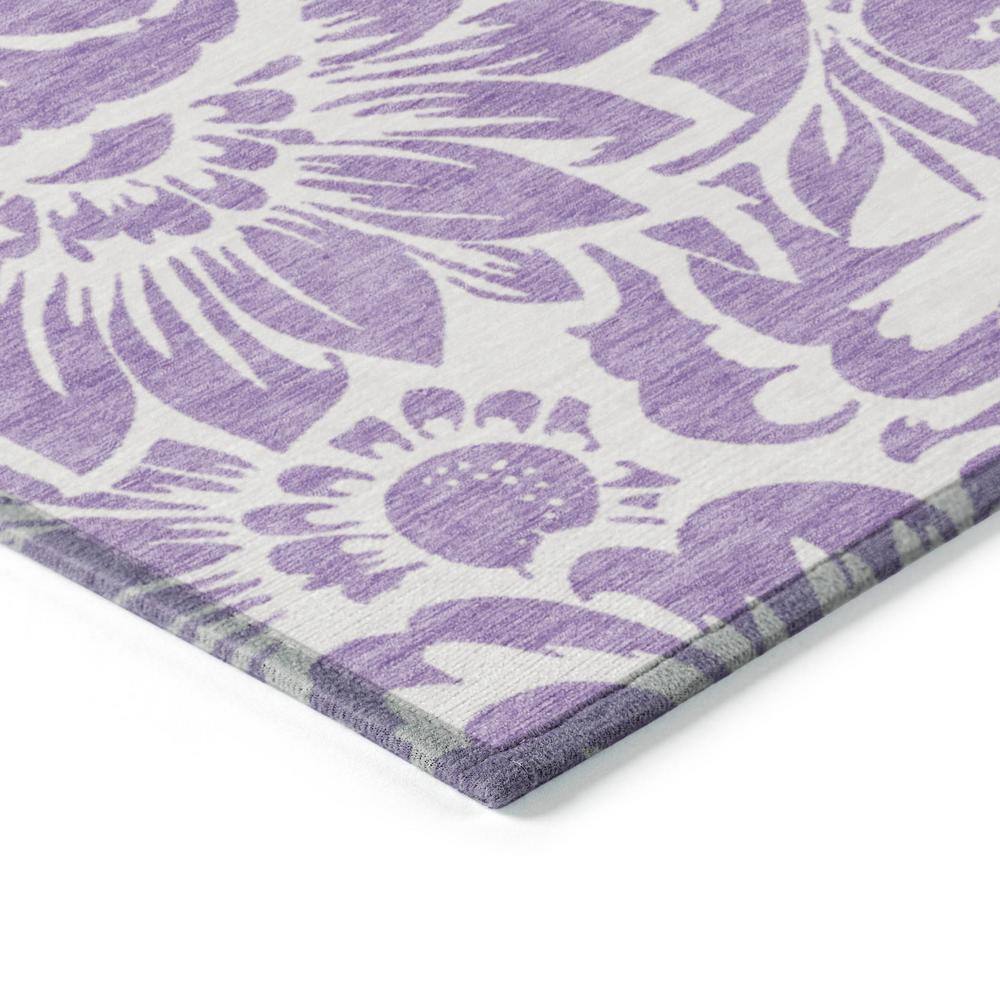 Chantille ACN551 Purple 5 ft. x 7 ft. 6 in. Machine Washable Indoor/Outdoor Geometric Area Rug - Hercitys