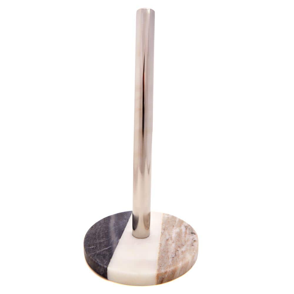 Marble Counter Mount Grey Paper Towel Holder - Hercitys
