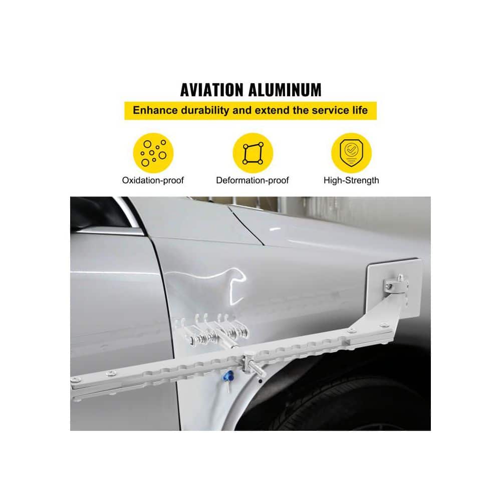 Dent Pull Lever Bar 6 Claw Hook Dent Puller Single Leg Lifter Portable Dent Pull Bar Aluminum Alloy for Dent Repairing - Hercitys