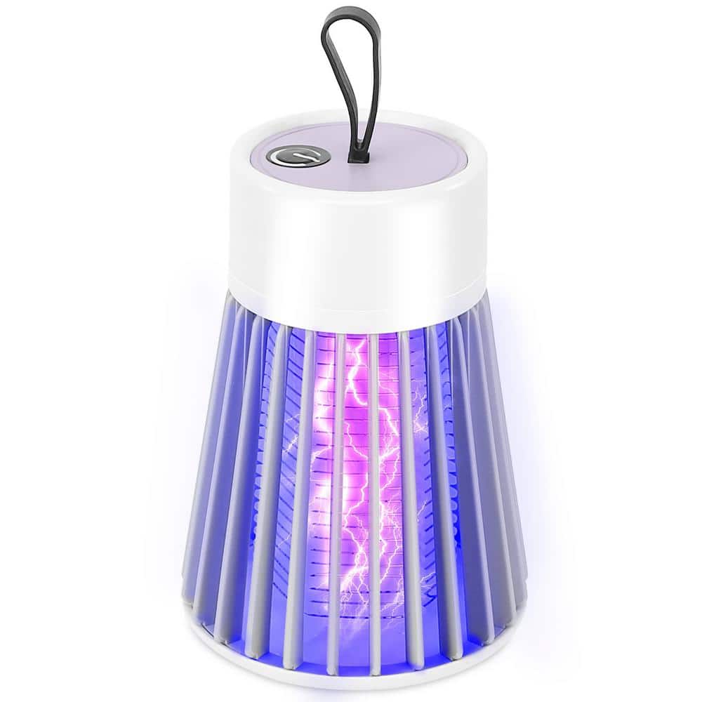 Portable LED Light Fly Trap Catcher Electric Bug Zapper Mosquito Insect Killer Lamp - Hercitys
