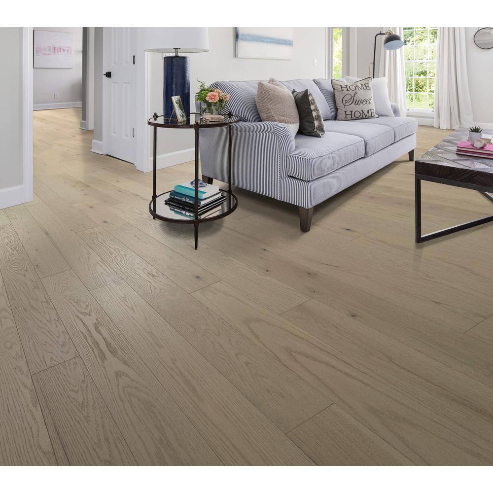 Serenity Rifle Red Oak 1/2 In. T X 6.38 in. W Tongue and Groove Engineered Hardwood Flooring (25.4 sq.ft./case) - Hercitys