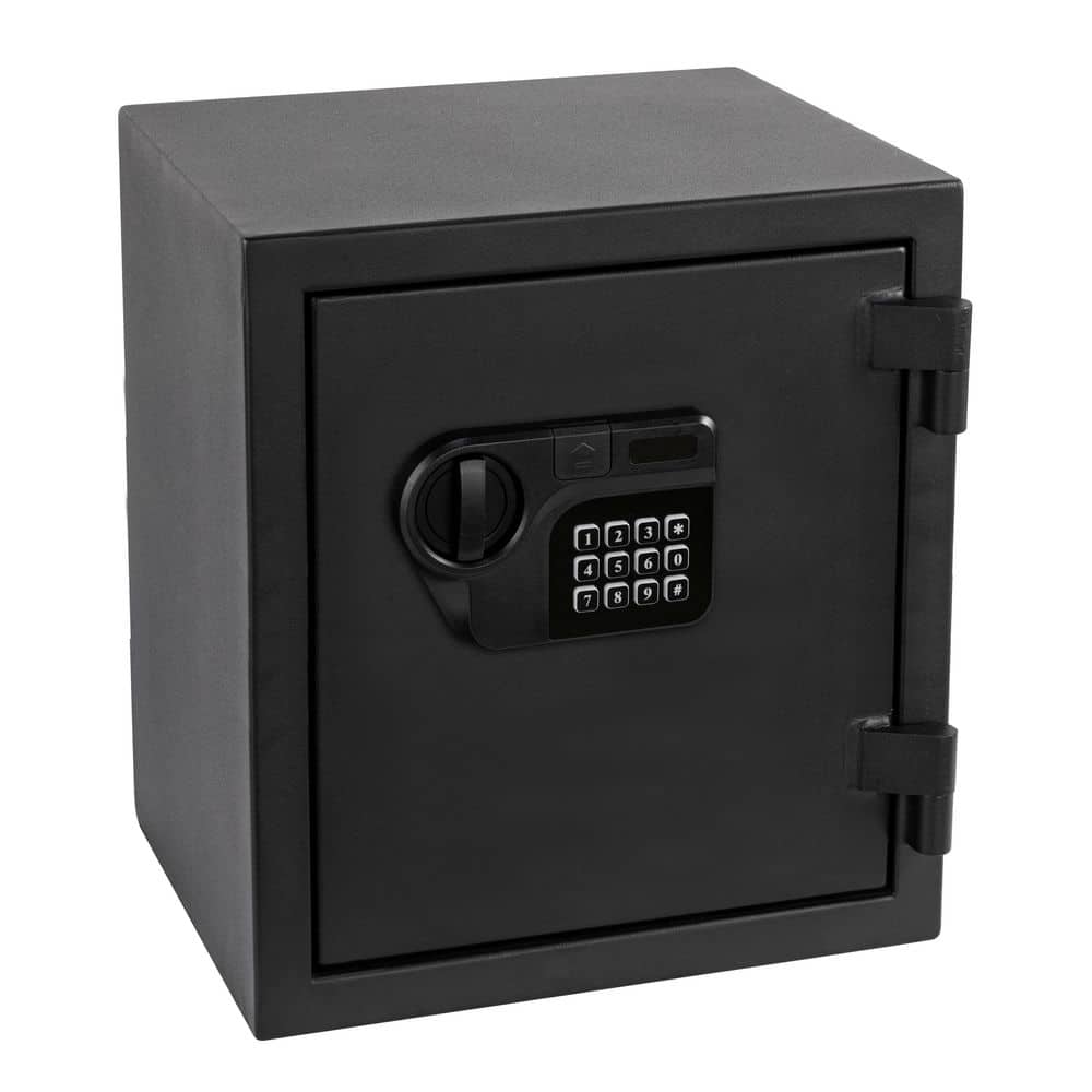 Personal Series. 9 cu. ft. 2 MM Steel Fire-Resistant Personal Document and Firearm Safe with Electronic Lock, Black - Hercitys