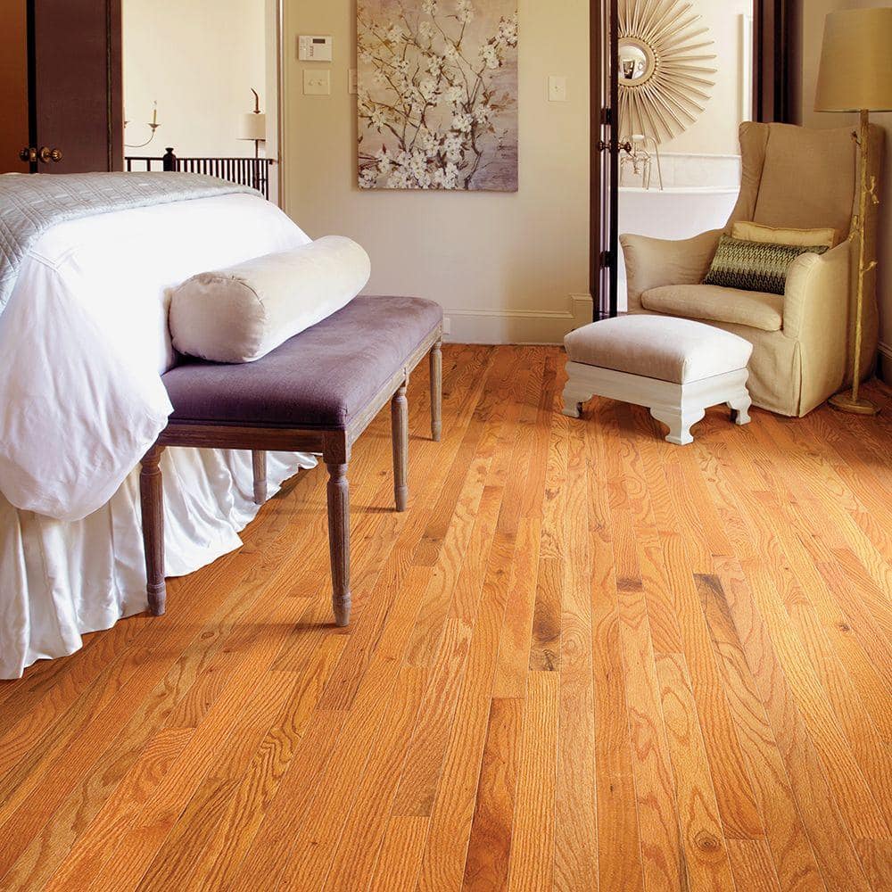 Woodale Carmel Oak 3/4 in. T x 2.3 in. W Solid Hardwood Flooring (25 sq.ft./case) - Hercitys