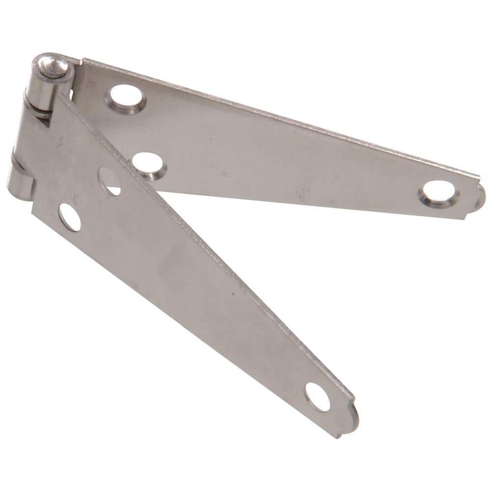 6 in. Stainless Steel Heavy Strap Hinge (5-Pack) - Hercitys