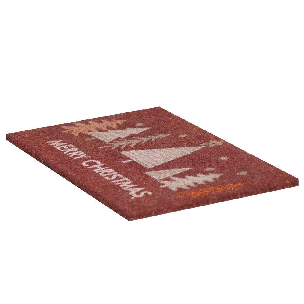 Merry Christmas “Oh, Christmas Tree!” 18 in. x 30 in. Coir Door Mat - Hercitys