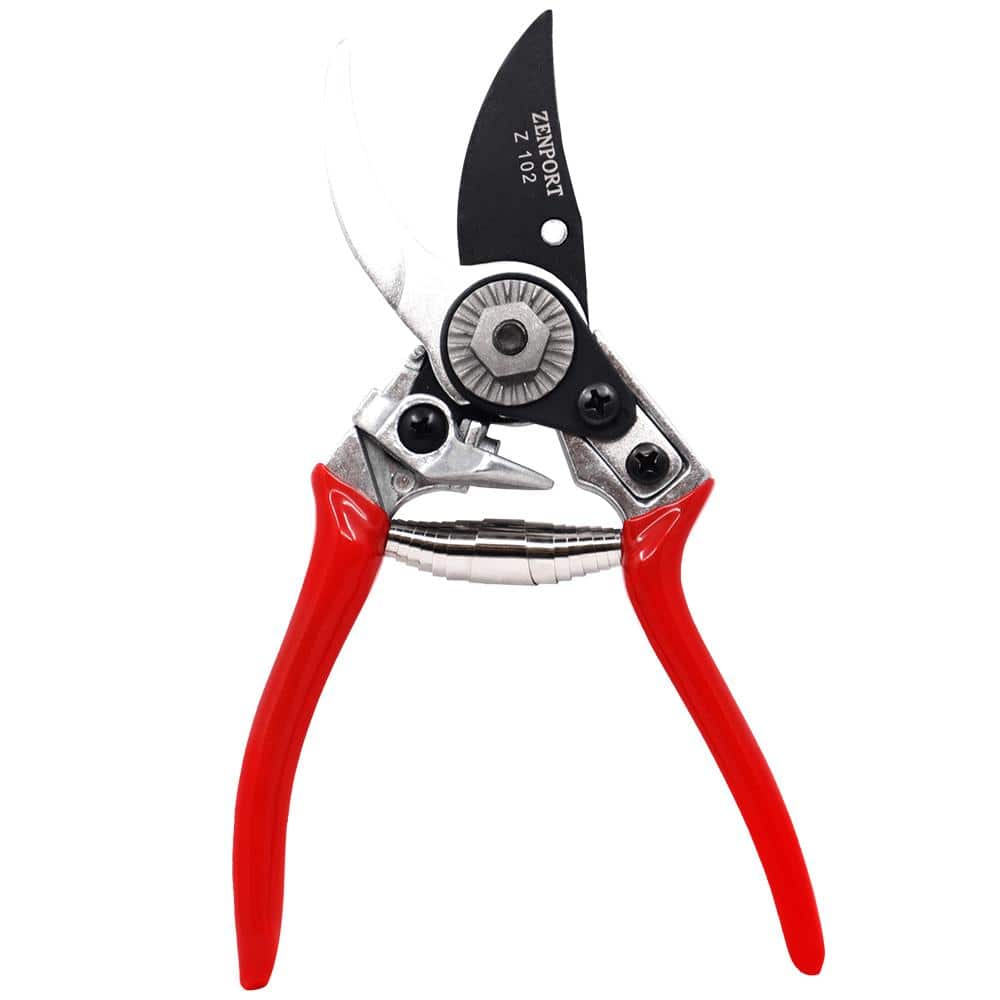 Swiss Style Hand Pruner, 0.8 in. Cut, Die Cast Steel, 7 in. - Hercitys