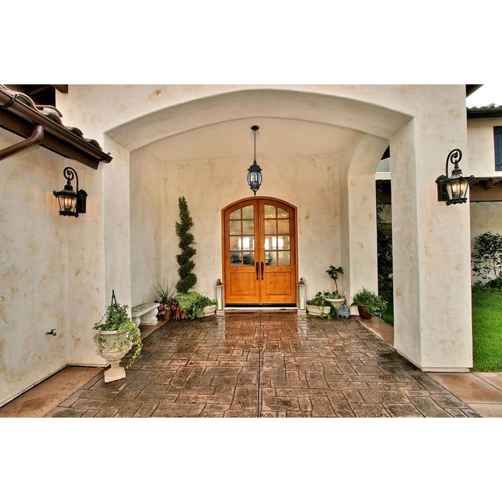 Central Park 20 in. 3-Light Textured Black Outdoor Pendant Light with Clear Beveled Glass and No Bulbs Included - Hercitys