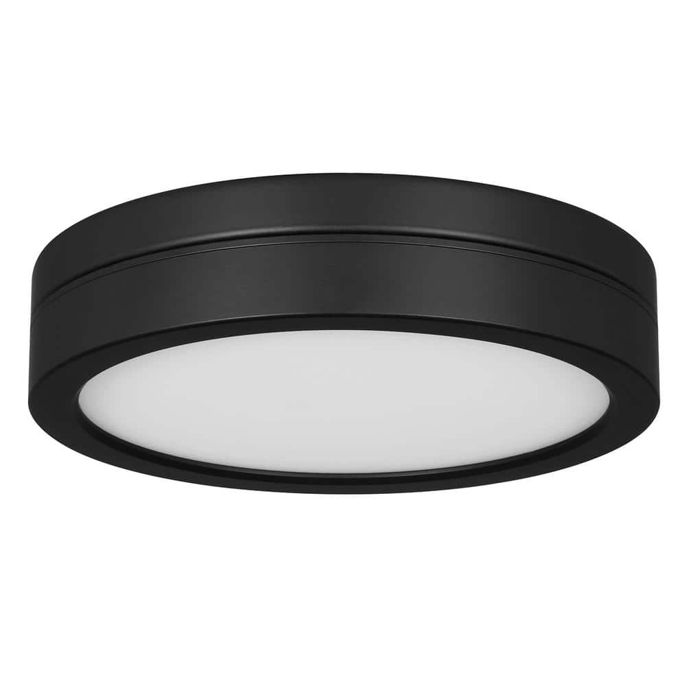 Titan Matte Black White Color Changing Integrated LED Ceiling Fan Light Kit - Hercitys