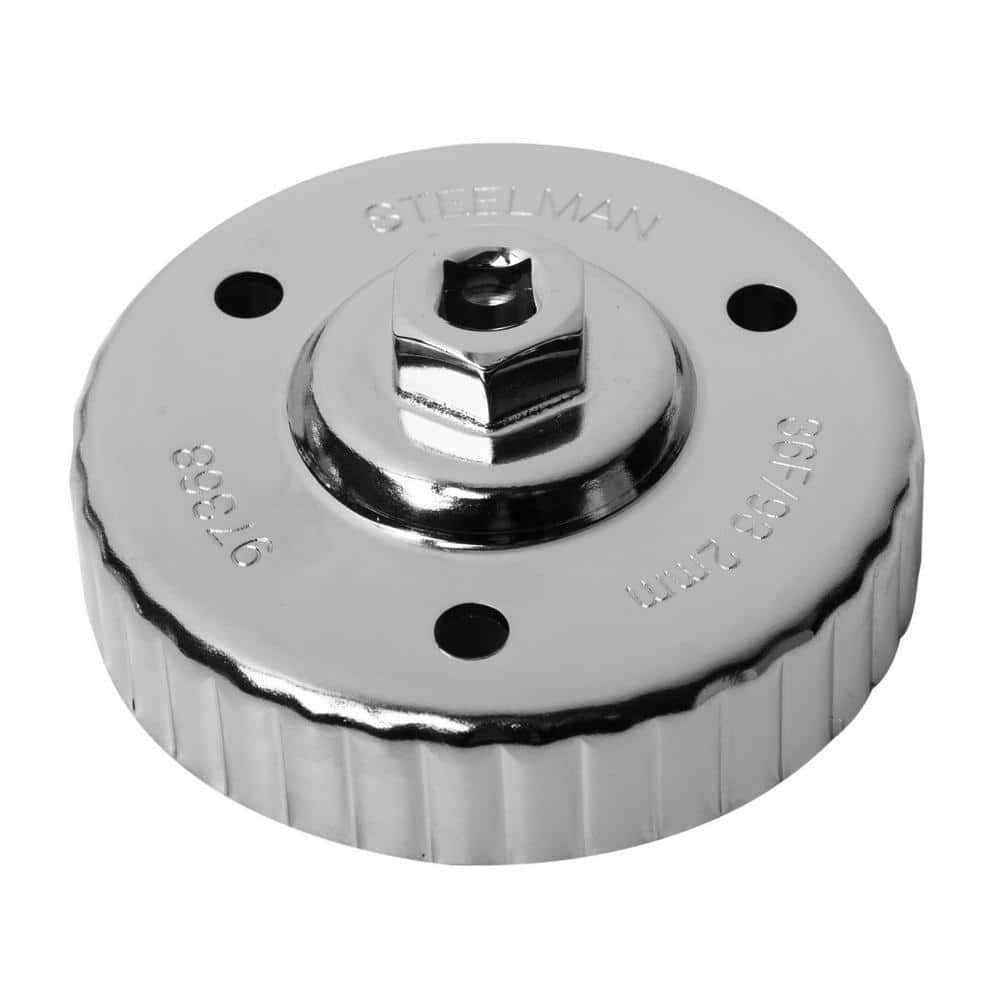 93.2 mm. x 36 Flute Mazda Snug Fit Oil Cap Wrench in Chrome - Hercitys