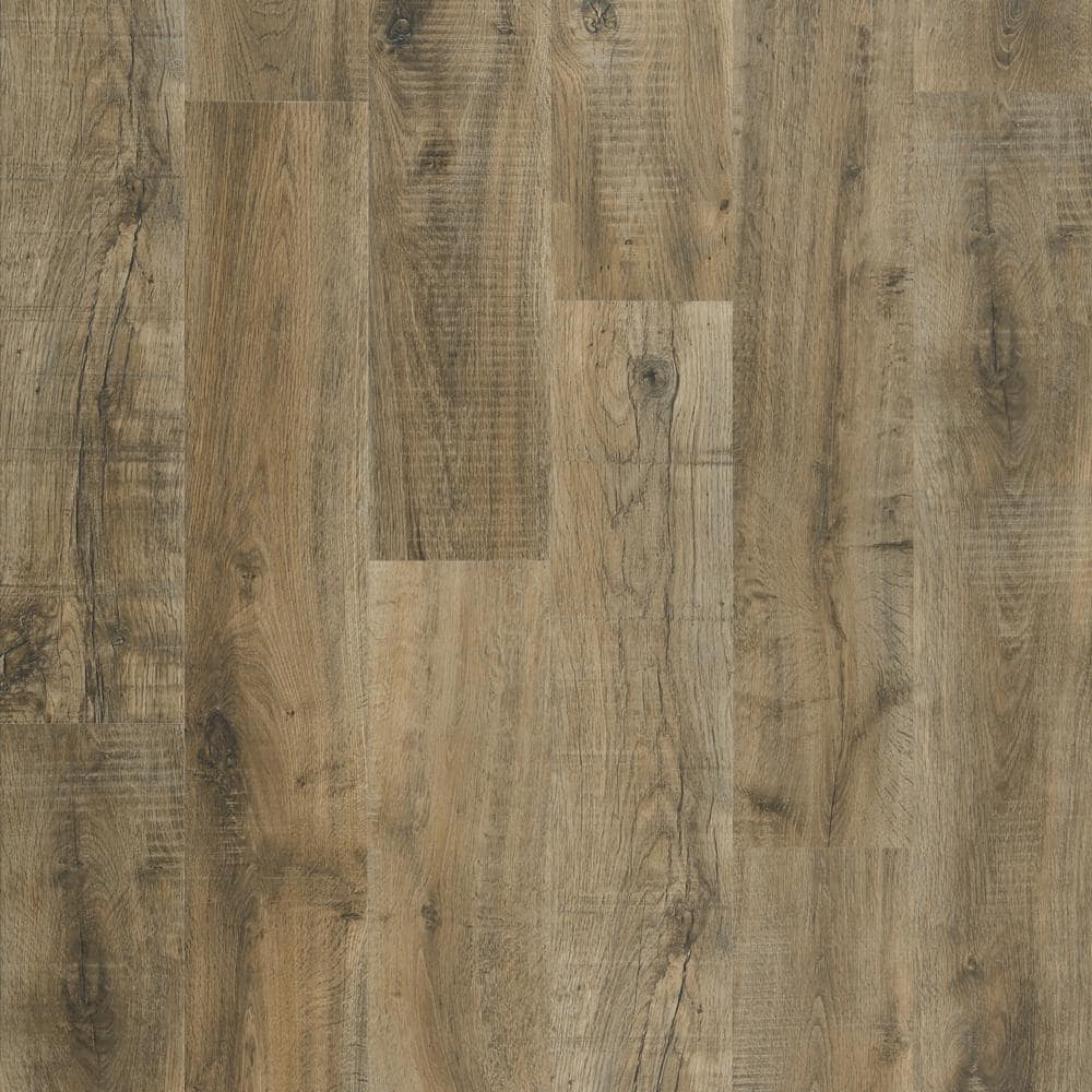 Outlast+ Tanned Walters Oak 12 mm T x 7.4 in. W Waterproof Laminate Wood Flooring (19.63 sq. ft./case) - Hercitys
