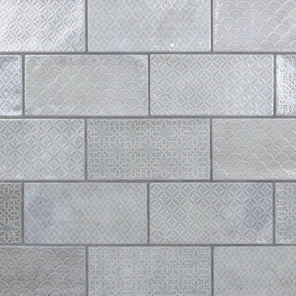 Camden Decor Grey 4 in. x 8 in. Ceramic Wall Tile (11.5 sq. ft./Case) - Hercitys