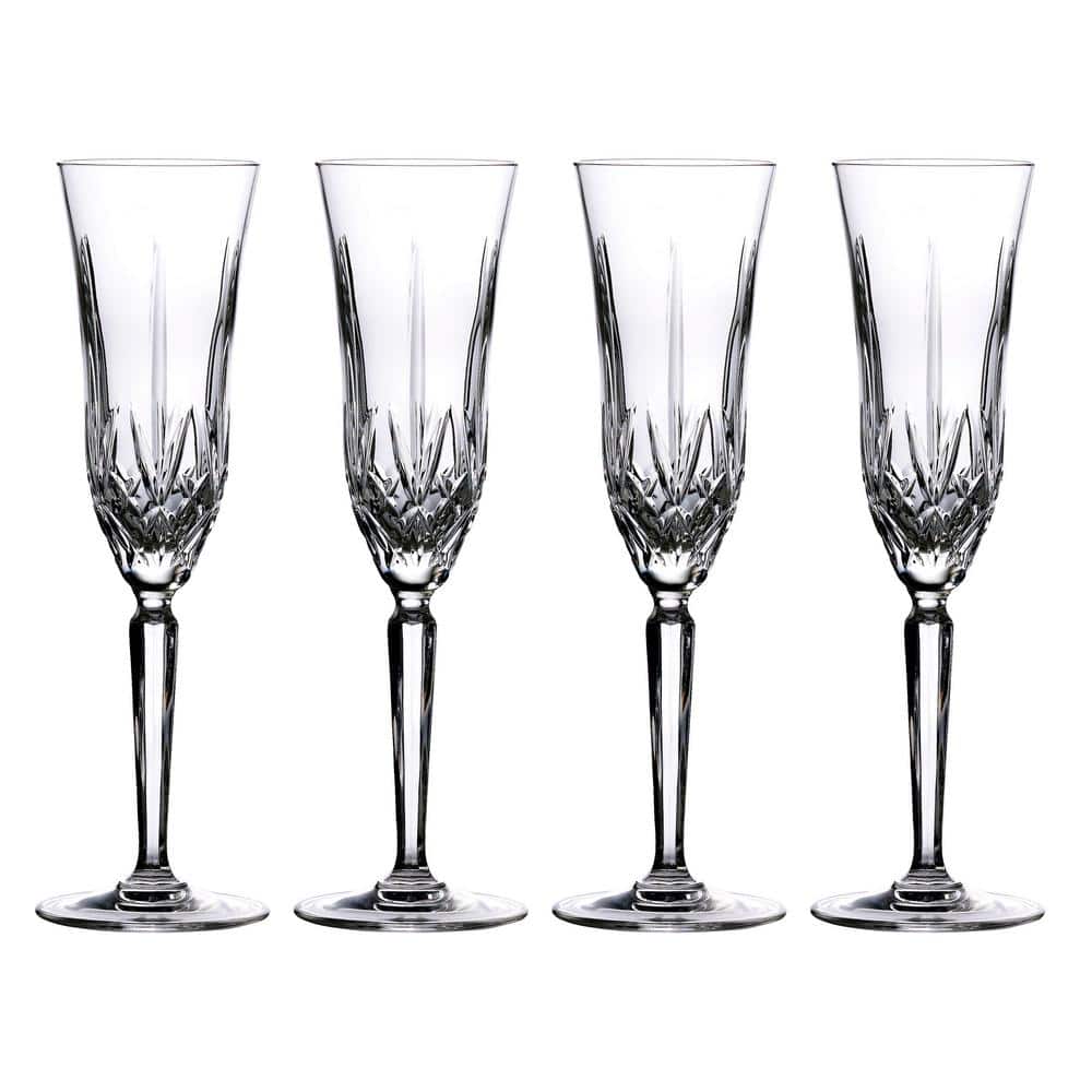 Maxwell 4 oz. Champagne Flute Glass Set (Set of 4) - Hercitys