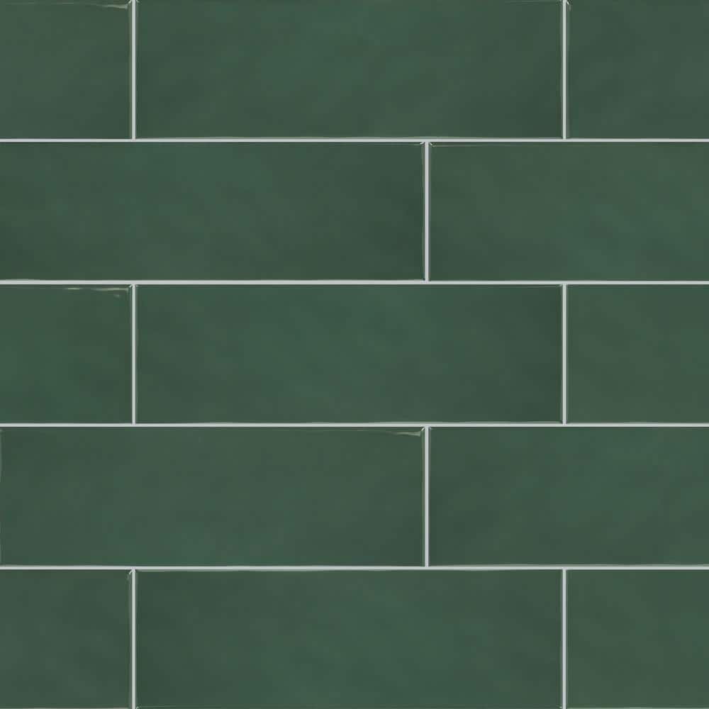 LuxeCraft Cyclade 4-1/4 in. x 12-7/8 in. Glazed Ceramic Subway Wall Tile (10.64 sq. ft./Case) - Hercitys