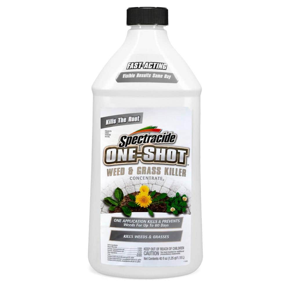 One Shot Weed and Grass Killer 40oz Concentrate Kills the Root - Hercitys