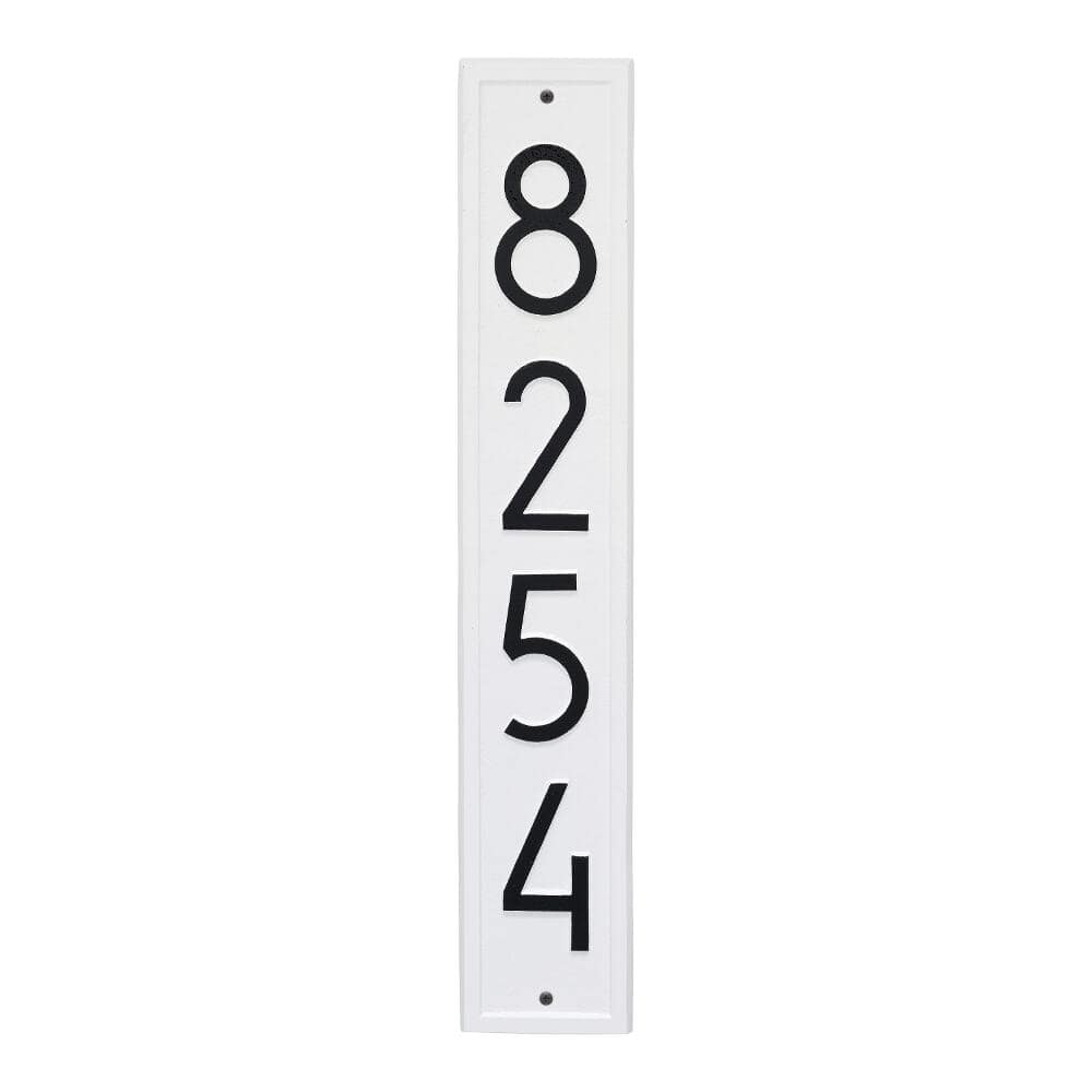 Vertical Modern Personalized Rectangle Wall Plaque - Hercitys
