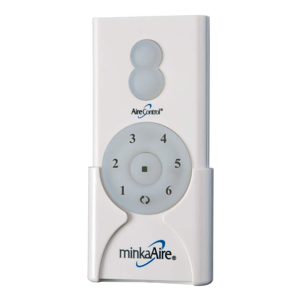 Aire- Control 6 Speed 256 Bit Dimmer Handheld Ceiling Fan Remote Control White - Hercitys