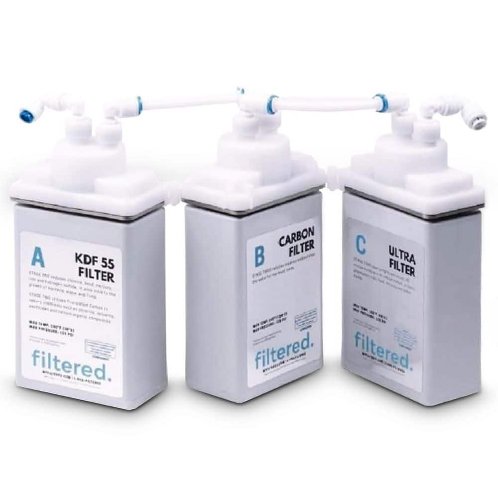 Filtered Inline Replacement Water Filter Set - Hercitys