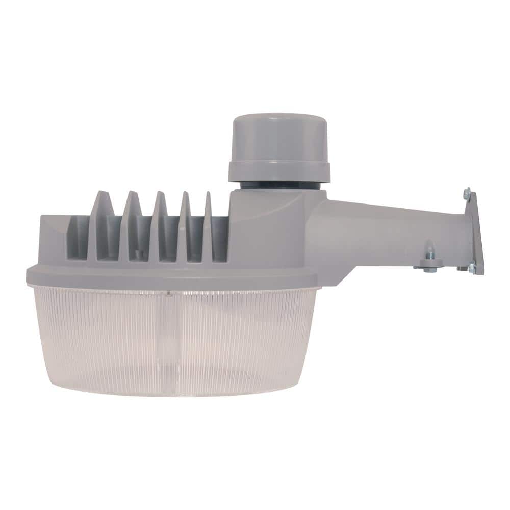 ALS 100-Watt Equivalent Integrated LED Gray Dusk to Dawn Area Light, 4000K - Hercitys