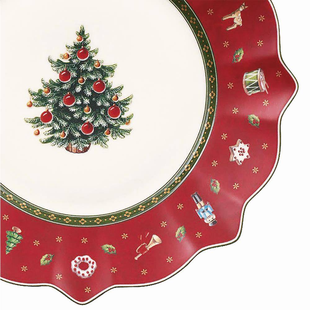 Toy’s Delight 9.5 in. Red Salad Plate - Hercitys