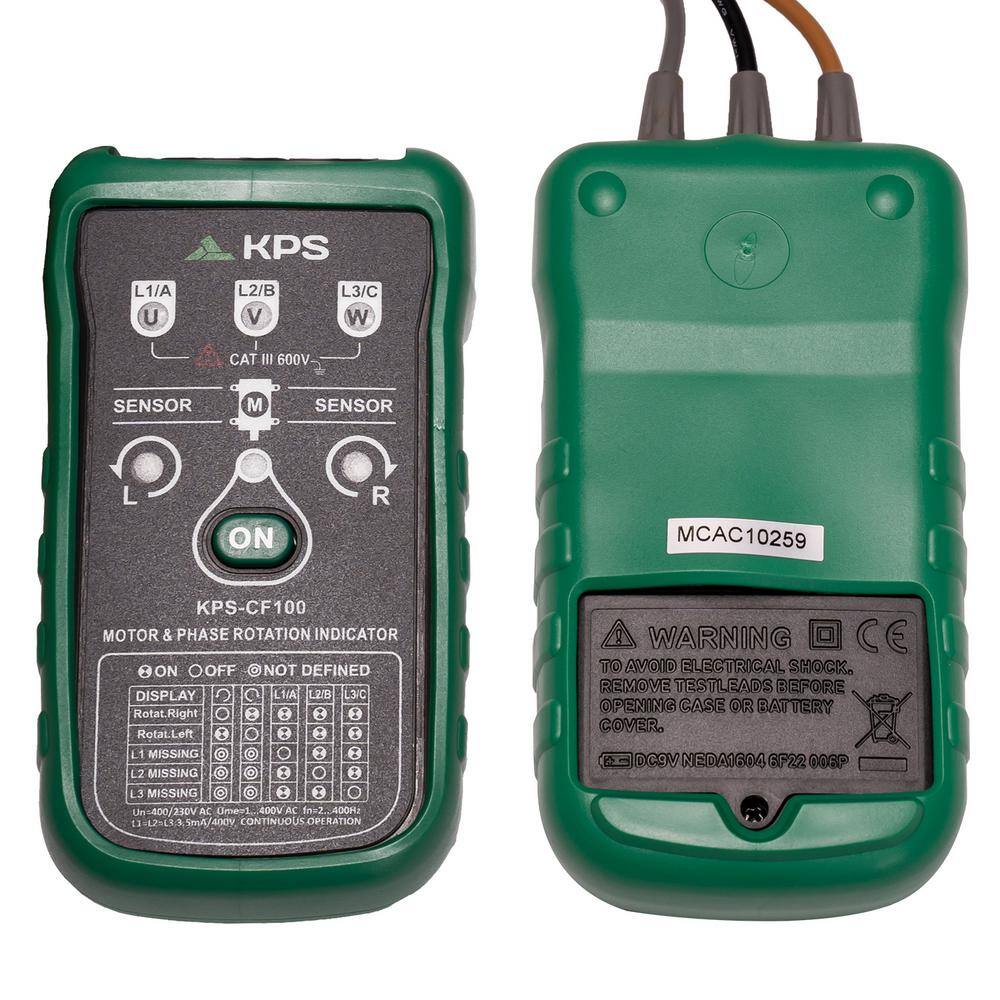 Phase sequence tester - Hercitys