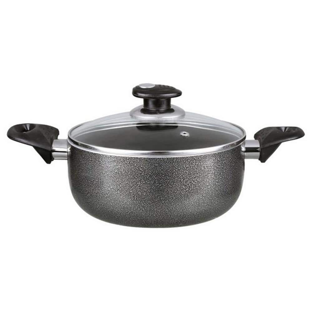 6 qt. Non-Stick Aluminum Dutch Oven in Black - Hercitys