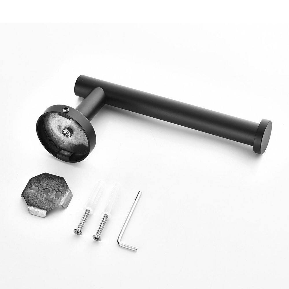 Wall Mount Matte Black Paper Towel Holder (2 Pack) - Hercitys