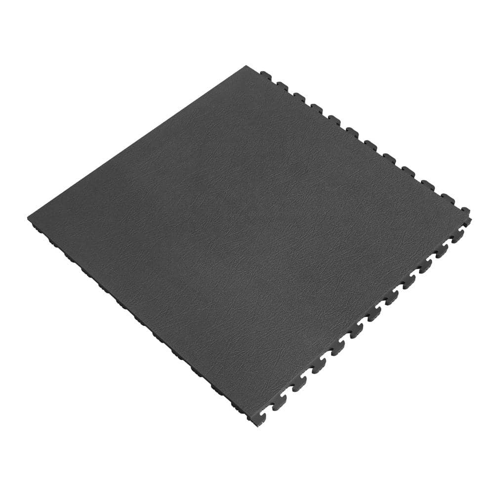 Hidden Joint Interlocking 1.5 ft. W x 1.5 ft. L Gray PVC Flooring - Hercitys