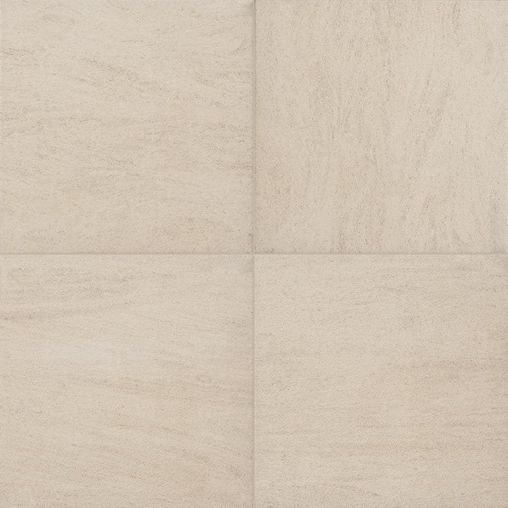 Living Style Beige 2 cm. x 18 in. x 36 in. Matte Porcelain Stone Look Paver (9 sq. ft./Case) - Hercitys