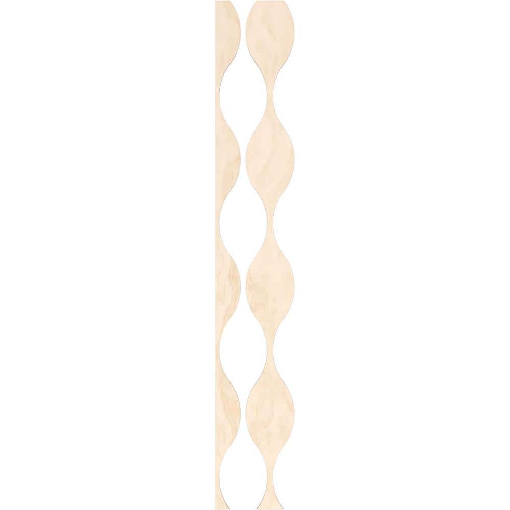 Ozark 94 in. H x 0.25 in. W Slatwall Panels in Birch 9-Pack - Hercitys