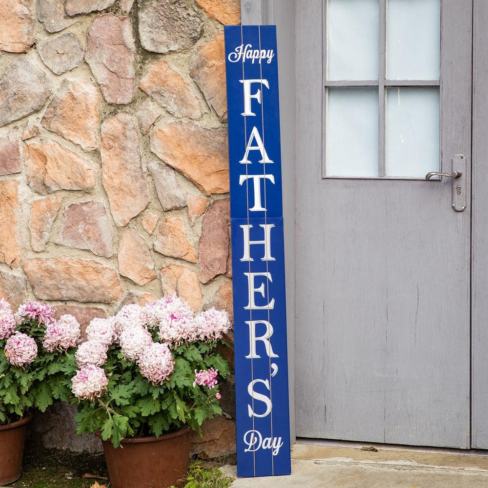 60 in. H Wooden Father’s Day Porch Sign (KD) - Hercitys