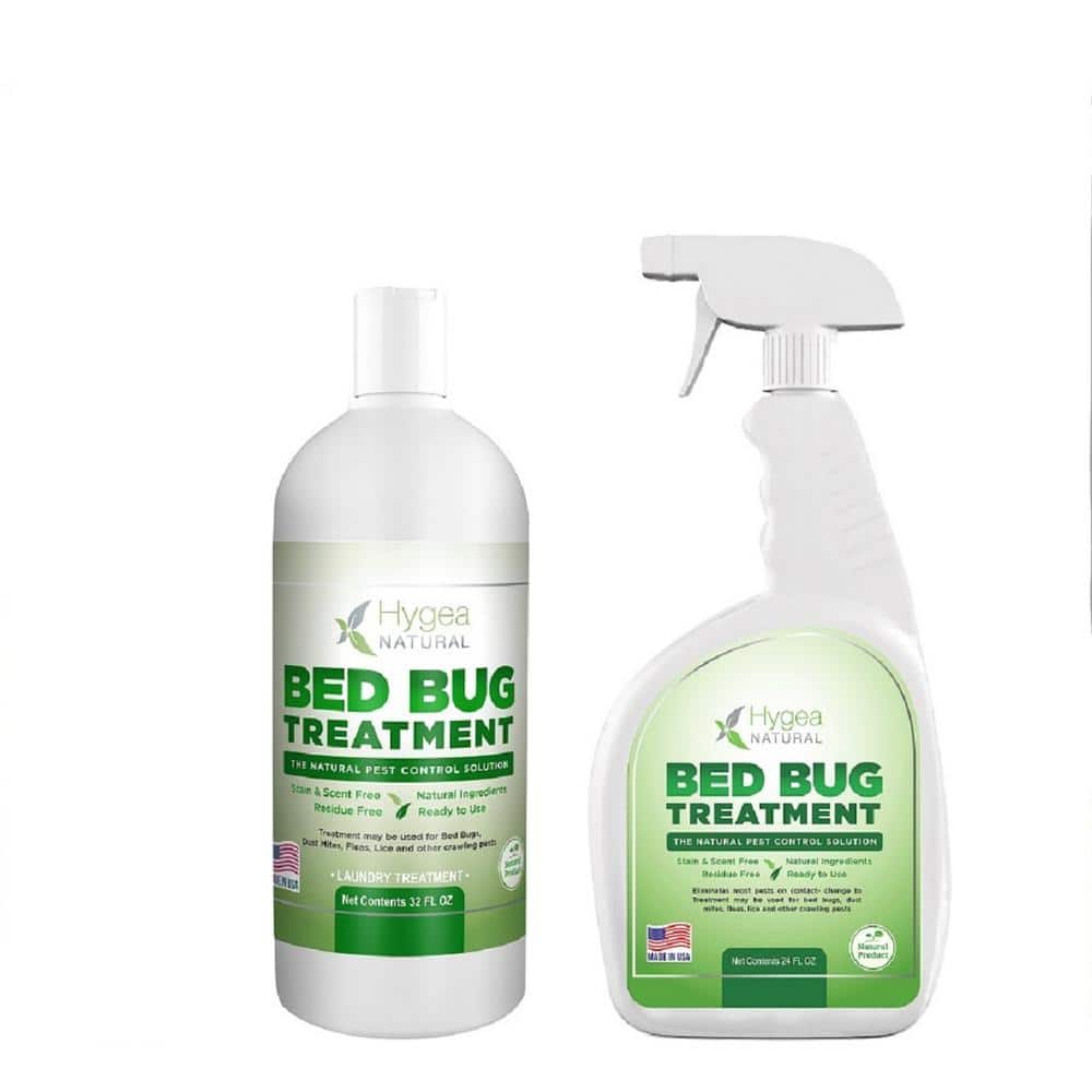 Mite and Bed bug Kit, Odorless, Non Toxic, Safe- Includes Bed Bug Spray, Laundry Additive Insect Killer - Hercitys