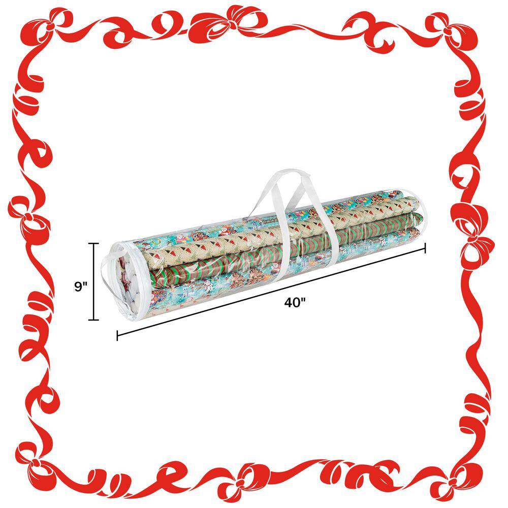 Wrapping Paper and Gift Wrap Storage Bag for 40 in. Rolls (2-Pack) - Hercitys