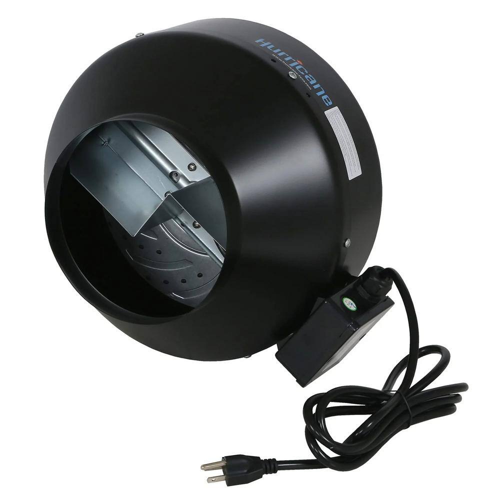 8 in. Commercial Grade Inline Wall Fan For HVAC and Ventilation (2-Pack) - Hercitys