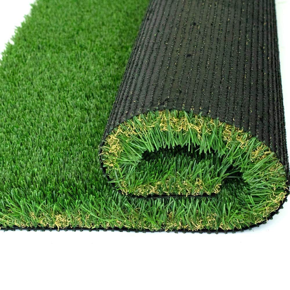 Ultra Thick 1.77 in. Pile Height 8 ft. W x Cut To Length Green Artificial Grass Turf - Hercitys