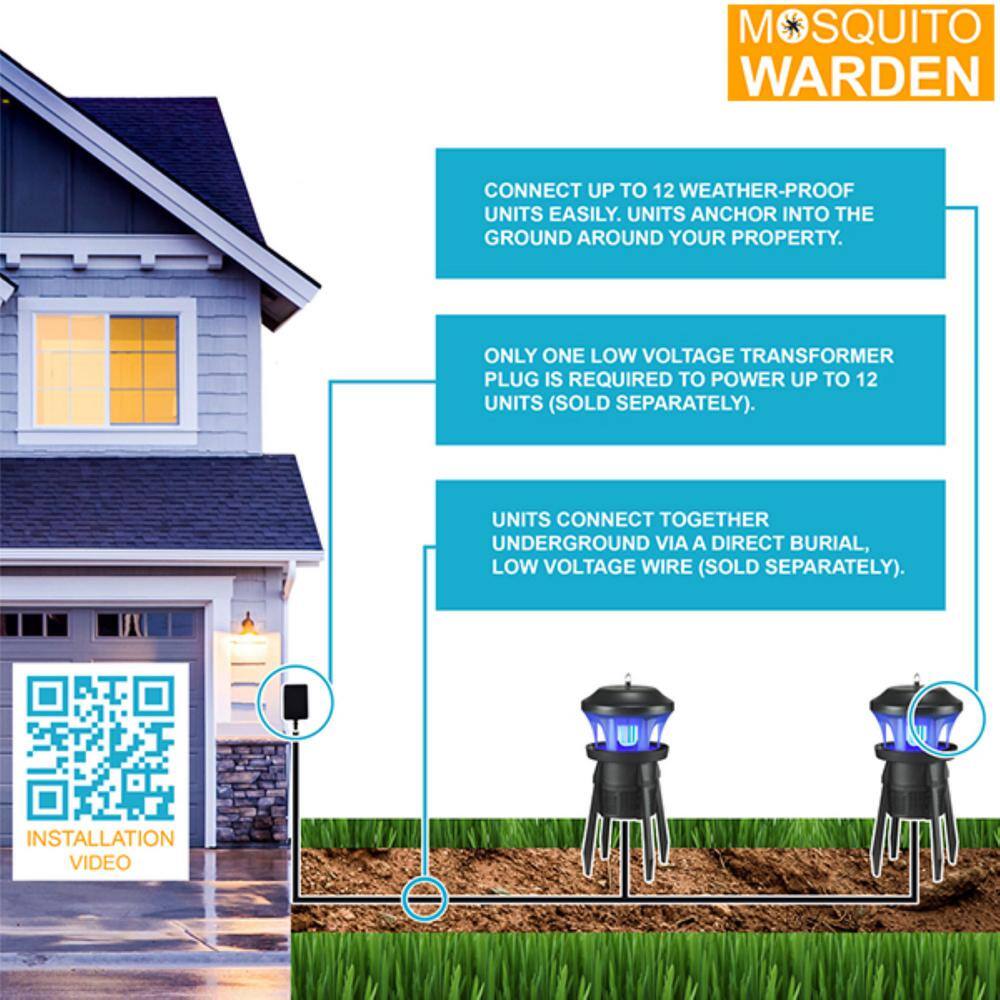 Black Mosquito Warden Safer Mosquito Control Option - Hercitys