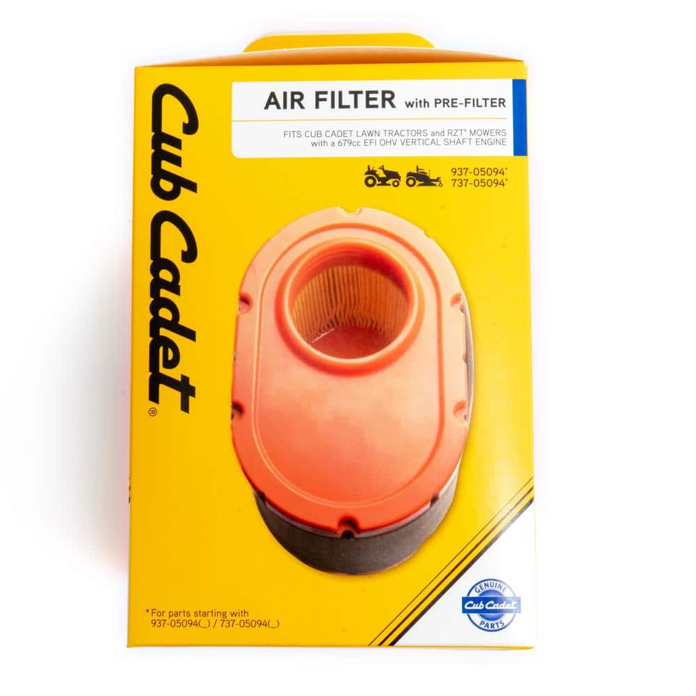 Origional Equipment Air Filter for Cub Cadet 679cc Engines with Pre-Filter Included OE# 737-05094 - Hercitys